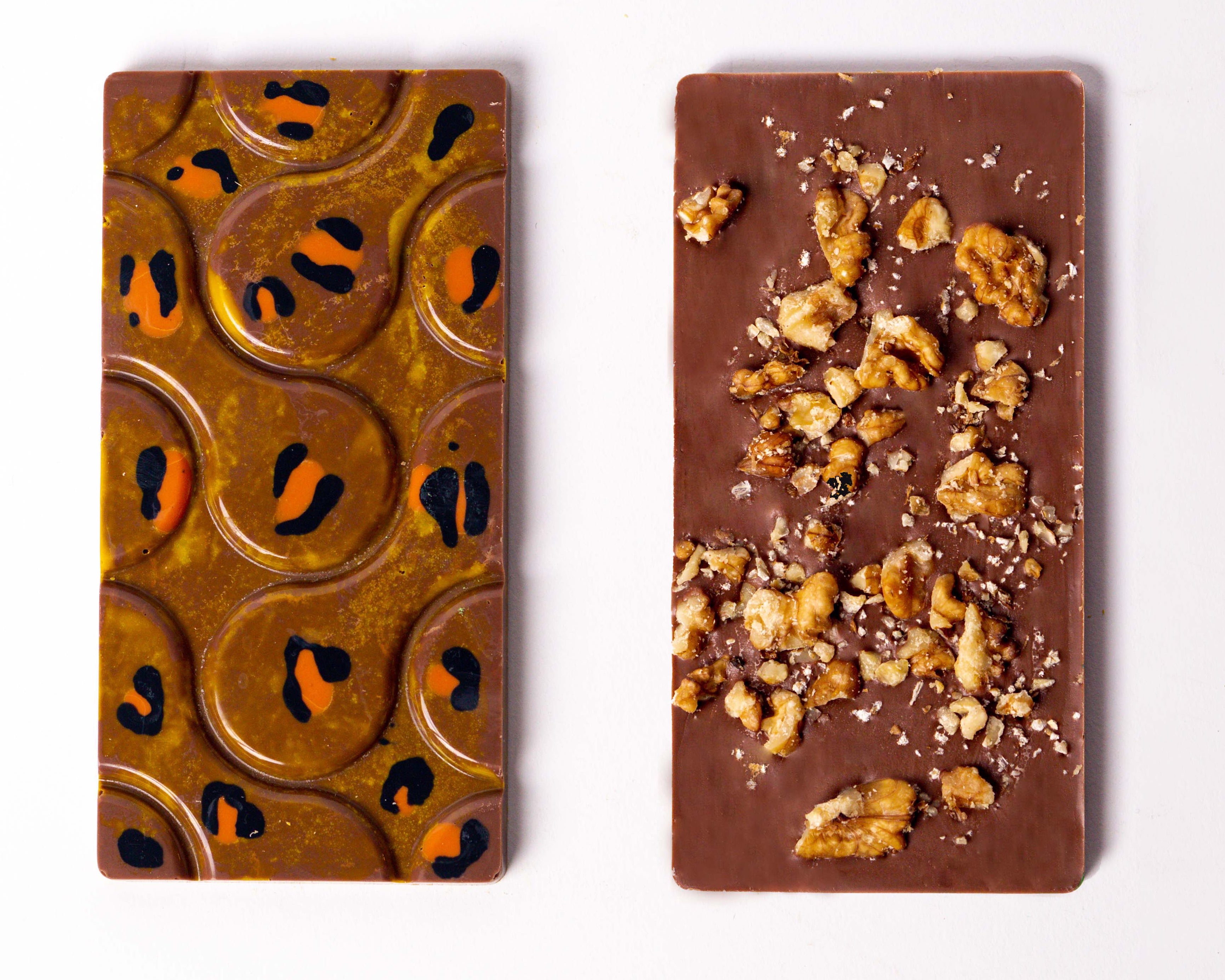 Barra de chocolate de leche con nueces (100g)